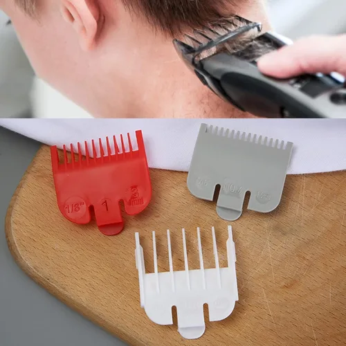 Bluelans Peines protectores de cortapelos, 2/3 peines guía profesional para cortapelos, repuesto para la mayoría de cortadoras y repuestos, 3 piezas