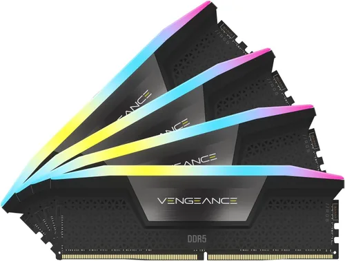 Vista 8 de CORSAIR Vengeance RGB DDR5 RAM 64GB (2x32GB) 6000MHz CL30 Intel XMP iCUE Compatible Computer Memory - White (CMH64GX5M2B6000C30W)