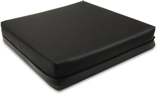 PEPE Mobility - Cojines para sillas de ruedas para aliviar la presión (16.5 x 16.5 x 3 pulgadas), espuma viscoelástica, alivio del dolor de coxis -