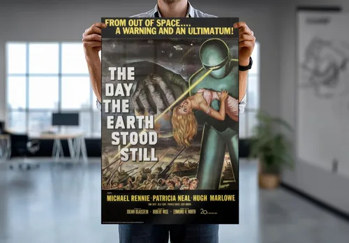 Vista 7 de The Day The Earth Stood Still - Movie Poster (Regular Style) (Size: 24" x 36") (Laminated Poster)