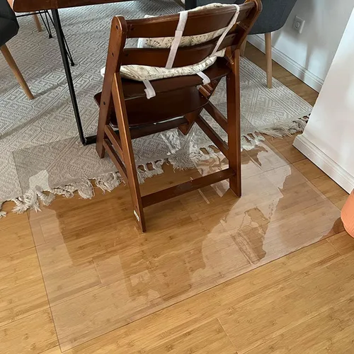 Tapete para silla de oficina, protector de alfombra, tapete para silla, tapete de escritorio de 0.06 pulgadas, tapete de vinilo de PVC, protector de