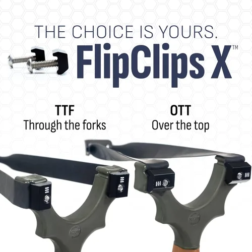 Vista 7 de SimpleShot Scout XT Resortera con objetivo, municiones de arcilla y bandas para caza profesional y potente tiro al blanco