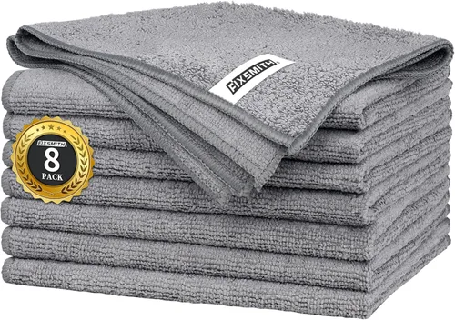 Vista 26 de FIXSMITH Paquete de 400 toallas multifuncionales, paños de limpieza de microfibra de 12 x 16 pulgadas, trapos de limpieza altamente absorbentes