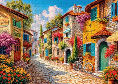 Vista 25 de Rompecabezas de gato abstracto – 1000 piezas de rompecabezas abstractos de gatitos para adultos, rompecabezas de papel de gato artístico