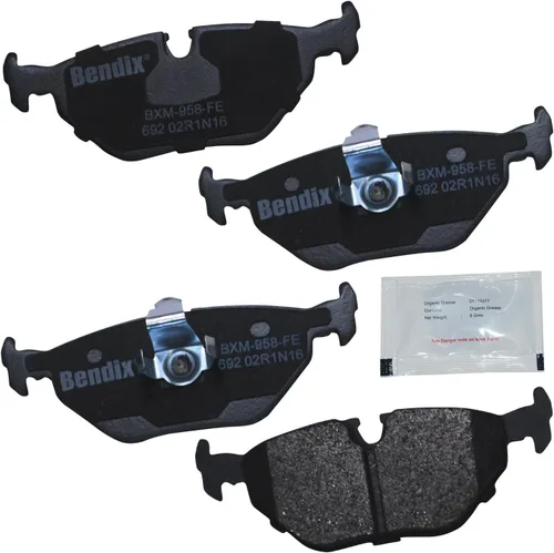 Vista 338 de Pastillas de Freno Traseras Cerámicas Bendix Priority1 CFC1510 para INFINITI QX56 2013-2011, QX80 2024-2014, Nissan Armada 2023-2017