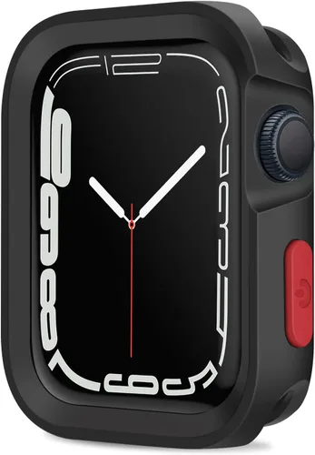 Vista 15 de Amizee Estuche Resistente Compatible con Apple Watch Series 9/8/7 41mm SE 3/2/1 Series 6/5/4 40mm, Funda Protectora de TPU Blanda a Prueba de Golpes