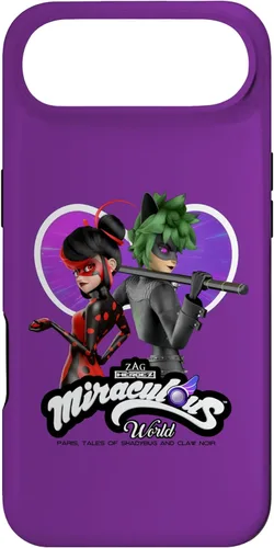 Vista 27 de Miraculous Ladybug Cat Noir Tales of Shadybug and Claw Noir - Carcasa para iPhone 17