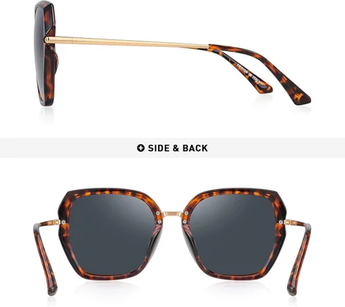 Vista 4 de OLIEYE - Lentes de sol polarizados para mujer, con protección UV400, anteojos de moda