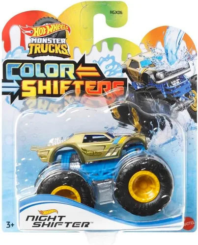 Vista 5 de Hot Wheels Cambiadores de color Monster Trucks - Cambiador nocturno