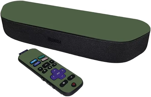 Vista 12 de MightySkins Skin compatible con Roku Streambar Media Player (2020) - Azul sólido Funda protectora de vinilo duradera y única Fácil de aplicar