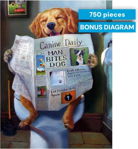 Vista 6 de Buffalo Games - Dog Gone Funny - Rompecabezas de 750 piezas, multicolor, 23.6 in de largo x 17.7 in de ancho