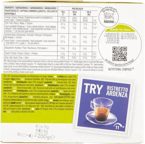 Vista 6 de Nescafé Dolce Gusto para cerveceros Nescafe Dolce Gusto, capuchino, 16 cápsulas (paquete de 3)