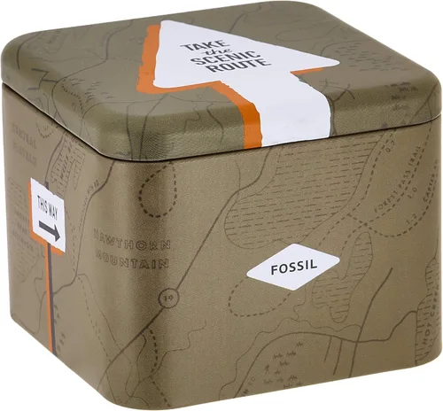 Vista 6 de Fossil Reloj con moderna máquina automática de acero inoxidable Negro