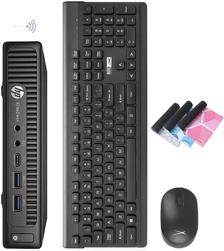 HP Mini PC EliteDesk 800 G2 Micro escritorio, i7 6700 Quad Core hasta 4.00GHz, 32GB DDR4 1TB SSD, AX210 WiFi 6E incorporado + Bluetooth 5.2, HDMI,