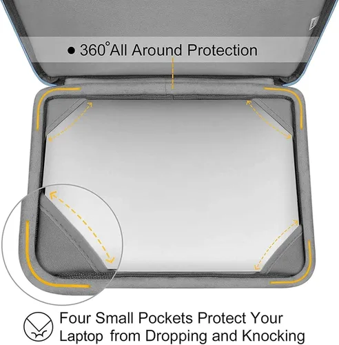Vista 4 de MOSISO Compatible con MacBook Air de 15 pulgadas M5 2026 M4 2025 M3 M2 2024 2023 A3448 A3241 A3114 A2941, carcasa rígida protectora y funda
