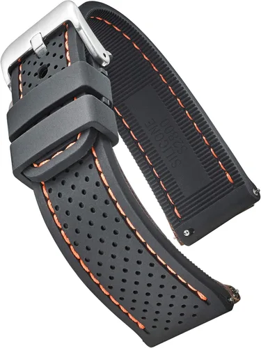 Correa deportiva para reloj, impermeable, de silicona de alta calidad, con liberación rápida correa de reloj de goma suave colores surtidos