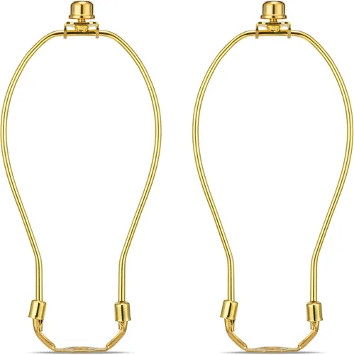 Vista 18 de Kit de soporte de arpa de lámpara de 8 pulgadas con remate y base de sillín desmontable de alta resistencia, juego de 2 accesorios de iluminación