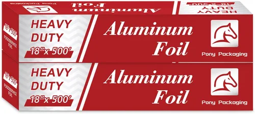 Vista 9 de Rollo de papel de aluminio resistente para alimentos de 18 pulgadas 500 pies de papel de aluminio resistente seguro para alimentos