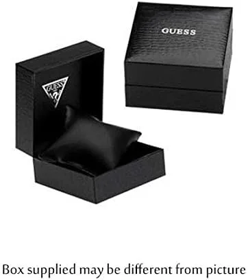 Vista 2 de Guess U1041G2 Reloj de cuarzo japonés de cuero dorado para hombre