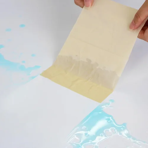 Vista 6 de DrDirt Tejidos de bambú de 3 capas, 110 unidades, bolsa de bambú para pañuelos faciales de bambú, paquete de 4 con dispensador montado en la pared