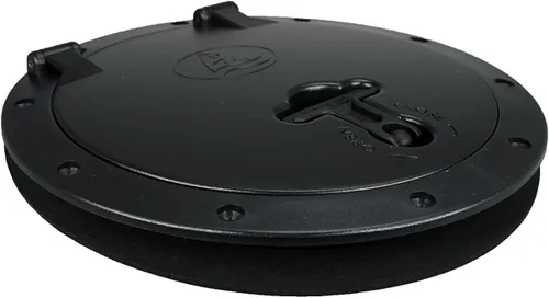 Vista 5 de Pactrade Marine Barco Kayak Canoa Pesca Aparejo Navegación Resistente Plástico Negro 8" Cubierta de escotilla de cubierta impermeable con bolsa