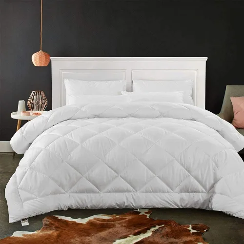 Cozynight Edredón suave Super King Plus, relleno de edredón ligero alternativo con pestañas en las esquinas, esponjoso, transpirable, lavable a