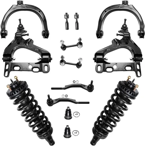 Vista 15 de Detroit Axle - Kit de suspensión delantera de 16 piezas para Chrysler 300 Dodge Challenger Charger 2011 2012 2013 2014, 6 brazos de control superior