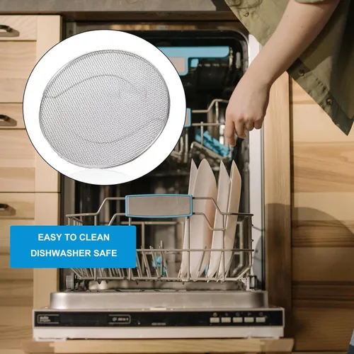 Vista 6 de Protector de salpicaduras de repuesto para freidora de aire Ninja Foodi FG551, accesorios de pantalla de salpicaduras de acero inoxidable