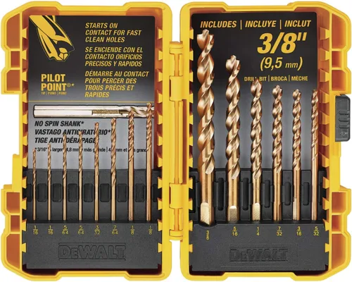 Vista 13 de DEWALT Kit de taladro inalámbrico de 20 V MAX* con destornillador/brocas, 100 piezas (DCD771C2 y DWA2FTS100)