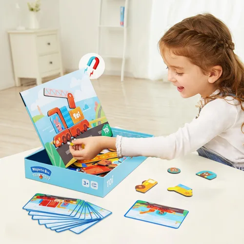 Vista 20 de Toi Rompecabezas magnético de juguetes magnéticos para niños de 3 a 5 años