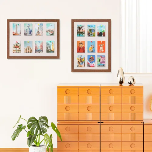 Vista 3 de Tablón de anuncios de fieltro, tablero de corcho de 15.7'' x 11.8'' para dormitorios, oficinas, decoración de pared del hogar, tablero de corcho