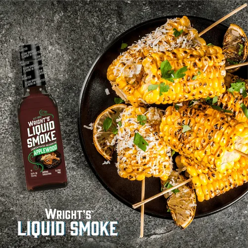Vista 4 de Wrights Seasoning Ahumado líquido de Applewood, 3.5 onzas.