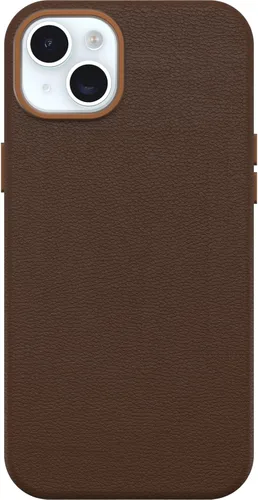 Vista 11 de OtterBox iPhone 15 Symmetry Series Cactus Cuero para MagSafe - Negro ASH (Negro)