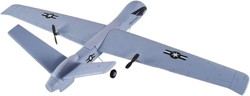 Vista 3 de Avión de control remoto de avión RC - 2.4Ghz 2 canales DIY RC Predator Avión con giroscopio de 3 ejes para principiantes RC Plane con 2