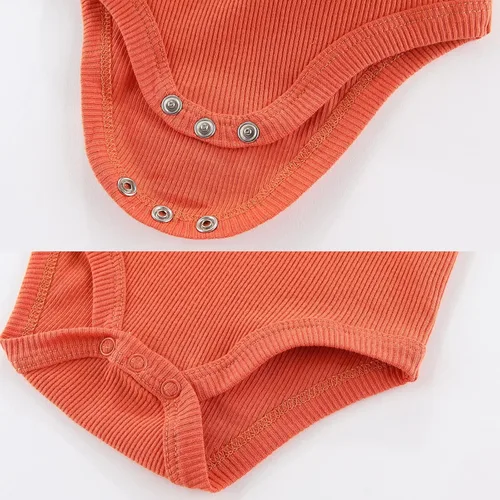 Vista 6 de MAMIMAKA - Body de algodón de manga corta para recién nacido, 5 unidades, 0-12 meses