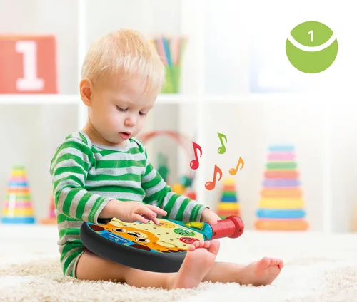 Vista 9 de Clementoni Baby Padel - Interactive toy for children 12 months Educational rocket with sounds, lighting and motion detection Learning numbers