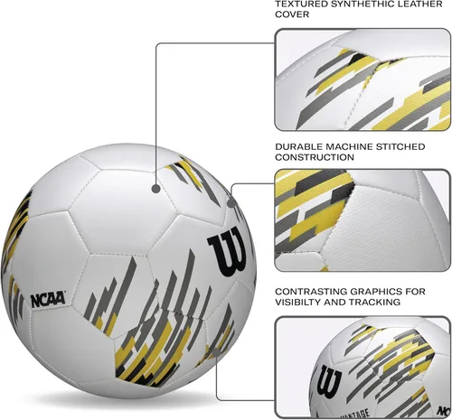 Vista 3 de WILSON Balones de fútbol NCAA Vantage - Talla 3, talla 4 y talla 5