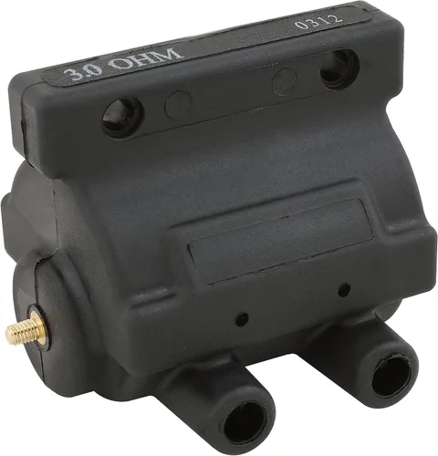 ACCEL Bobina de encendido para motocicleta 140401BK - Pulso de potencia - 3 Ohm - Negro