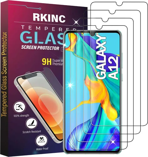 Vista 18 de RKINC Protector de pantalla [paquete de 3] para Samsung Galaxy A13 4G/5G, protector de pantalla de vidrio templado de privacidad, antiespía