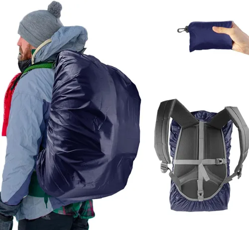 Vista 12 de Frelaxy - Funda impermeable para mochila, nivel de impermeabilidad de 10000 mm, estructura multicapa ultrarresistente mejorada, correa con hebilla