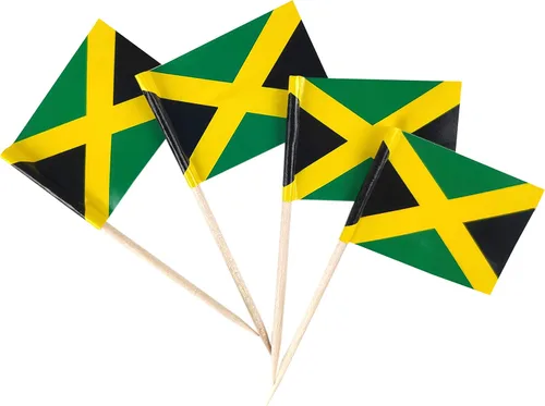 Vista 38 de JBCD Bandera afroamericana con palillo de dientes panafricano, mini banderas negras de liberación para cupcakes, 200