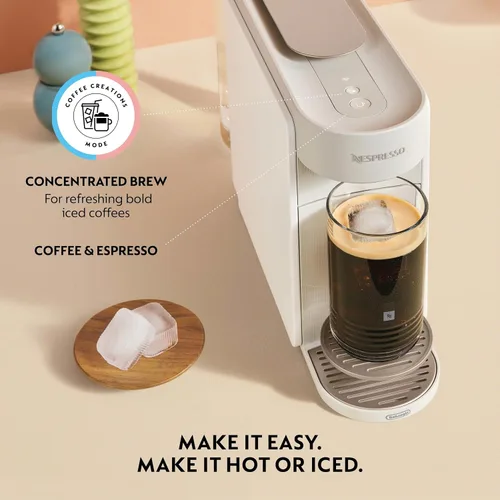 Vista 5 de Nespresso Vertuo Up - Cafetera de café y espresso de De'Longhi, color Blanco