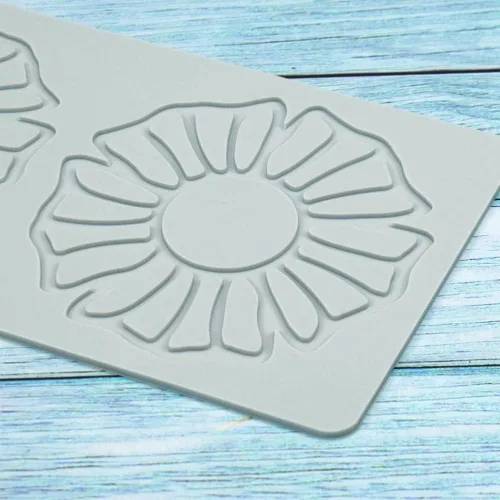 Vista 9 de Moldes de Silicona de Hojas Huecas Moldes de Chocolate Corazón de Enamorados Geometría Molde de Silicona 3D Chocolate Dulces Molde de Hojas