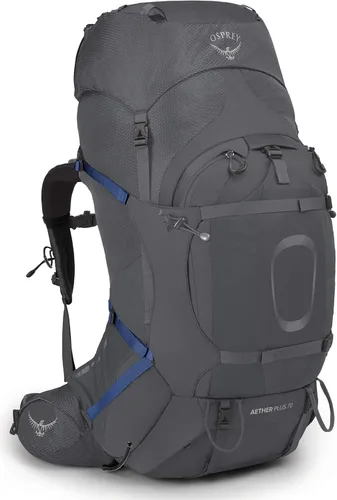Vista 12 de Osprey Aether Plus 70 - Mochila de mochilero para hombre, verde Axo, S/M