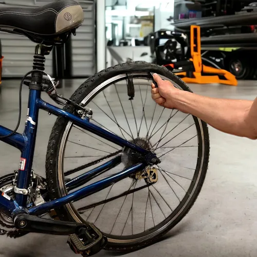 Vista 5 de Juego de 4 herramientas de extracción de neumáticos de bicicleta ultra fuertes Diseño ergonómico de fácil agarre, entrelazado Kit de reparación