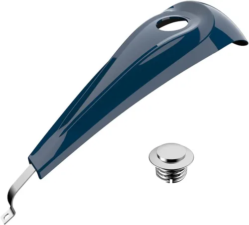 Vista 89 de Consola de tanque de perfil bajo para Harley Touring 2008+, whisky ámbar, panel de combustible de tablero liso y tapa de tanque de gasolina cromada