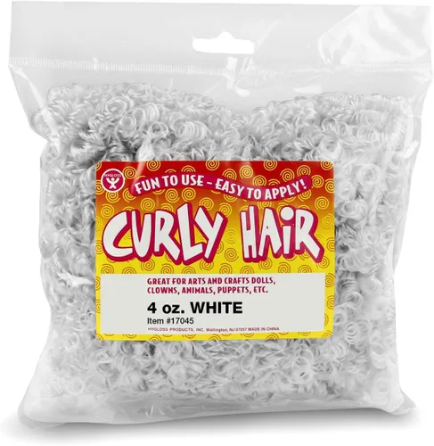 Vista 10 de Hygloss Cabello Rizado de Muñeca de 16 oz para Manualidades Surtido - Cabello Sintético Premium para Hacer Muñecas, Marionetas y Proyectos de Artes