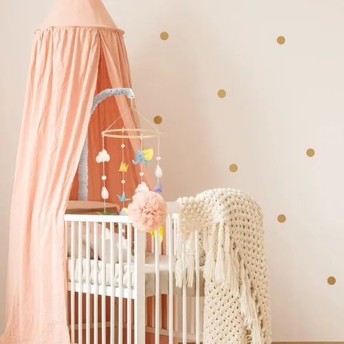 Vista 6 de Tatuo 2 piezas de funda para brazo móvil para cuna de bebé, cubierta de campana de cama móvil, caja de música infantil, cubierta de soporte