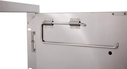 Vista 7 de Bonfire Puerta de acceso doble de cocina al aire libre,33x22 pulgadas,Puertas de barbacoa de acero inoxidable 304,CBADD,Plata