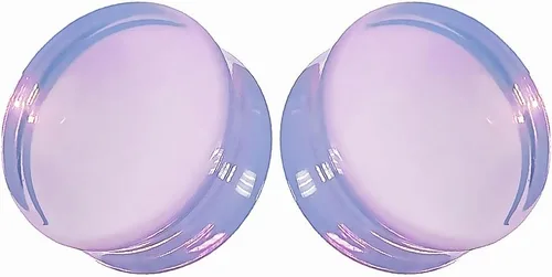 Opalita de lavanda de cristal de oído de los calibres soscene